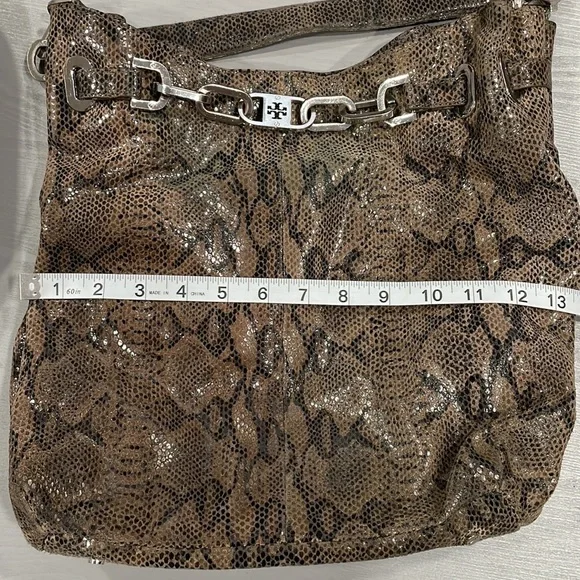 Tory Burch Natalya Python hobo - Picture 17 of 17
